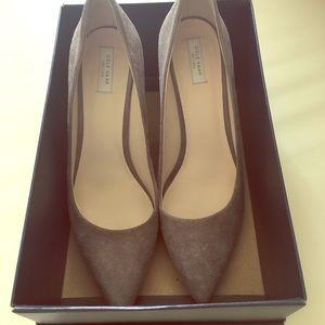 Cole Haan Grey Suede Pumps